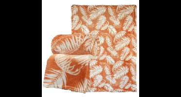 Plaid fien L200 x B150 cm sandstone Unique Living - Unique living