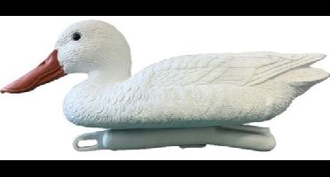 Deco vogel witte eend Aquadistri - Aquadistri