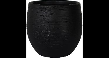 Pot osaka d16h14 cm zwart HS Potterie Hortus - Hortus