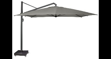 Zweefparasol Icon 3,5x3,5 meter zonwering Platinum I - Platinum