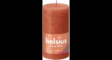 Stompkaars Earthy Orange 130/68 rustiek Bolsius - Bolsius