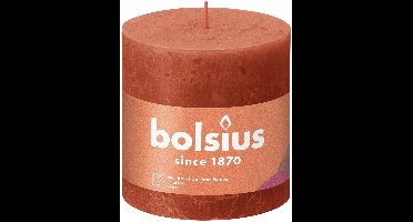 Stompkaars Earthy Orange 100/100 rustiek Bolsius - Bolsius