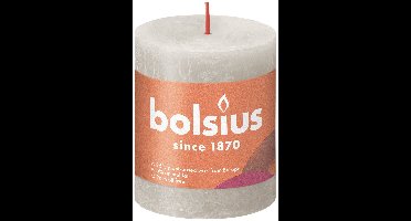 Stompkaars Sandy Grey 80/68 rustiek Bolsius - Bolsius