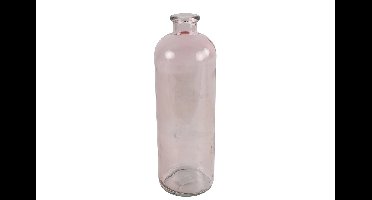 Fles Caria glas ro 11x11x33 cm roze Countryfield - Countryfield