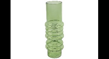 Vaas Marci glas ro 11x11x32 cm groen Countryfield - Countryfield