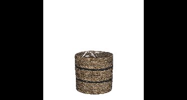 Celestial mand zwart h20xd20 cm Mica Decorations - Mica decorations