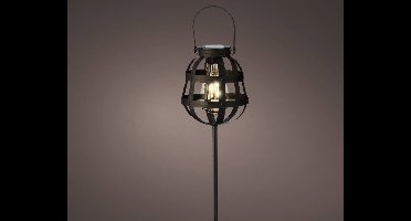 Solar stake light dia14-H80cm black Decoris - Decoris