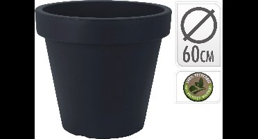 Bloempot EK Rond 60x60x53 cm Antraciet Nampook - Nampook
