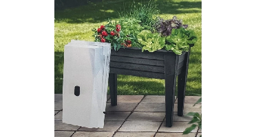 Kweektafel kweekbak kweekas met deksel 78 x 40 x 83 cm antraciet Nampook - Nampook