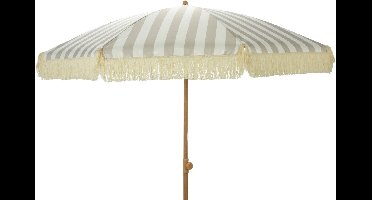 Stokparasol 200 cm taupe wit Nampook - Nampook