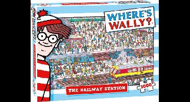 Puzzel Where's Wally Railway Station 1000 st Plenty Gifts Spellen - Plenty gifts spellen