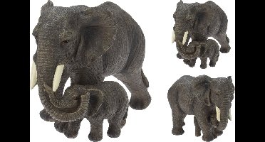 Olifant met baby 28 cm 2ass Nampook - Nampook