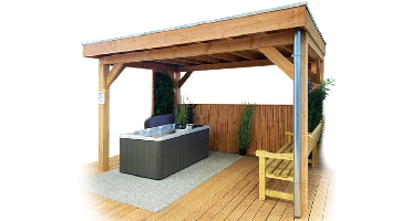 Veranda robuust 400x400 cm Buitengewoon de Boet - Buitengewoon de boet