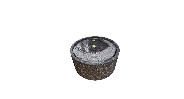 Fontein stone lite black sandstone waterornament I E'lite - Elite