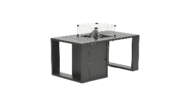 Cozy Living sfeerhaard excl. glas Sines carbon black/ 130x70xH48 Garden Impressions - Garden impressions