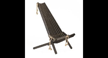 EcoChair EcoFurn zwart tuinmeubel Buitengewoon de Boet excl. kussen - Buitengewoon de boet