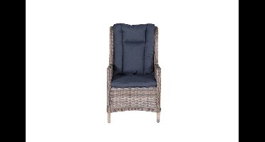 Osborne verstelbare fauteuil havana sand 6,5 mm reflex black Garden Impressions - Garden impressions