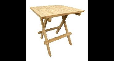 Teak inklaptafel Teak L50 x B50 x H50 cm Buitengewoon Boet - Buitengewoon de boet
