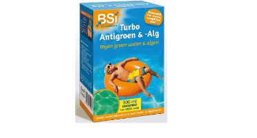 Turbo anti-groen en alg zwembad 300 ml Zwembadonderhoud BSI - Bsi