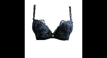 AMBRA Lingerie Grand Arche push up BH blauw 0328