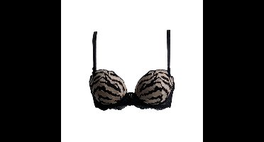 AMBRA BH's Sauvage Padded Balconette UW BH Bruin/zwart 0447