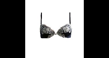 AMBRA lingerie BHs Titanium push up bh blauw 0438