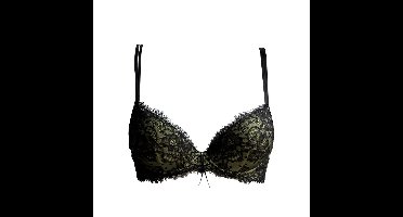 AMBRA Lingerie Brigitte Push up BH donker groen 0258