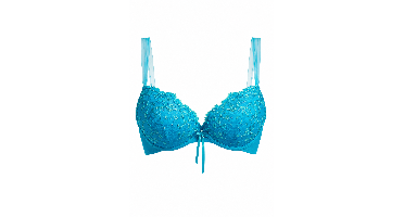 AMBRA Oil Push-Up BH met INGEBOUWDE olie-pads LAGUNA blauw 0346