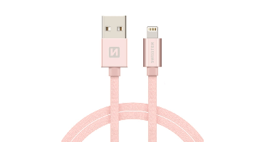 Swissten Swissten Lightning naar USB Kabel 0.2M Roze
