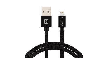Swissten Swissten Lightning naar USB kabel - Apple Gecertificeerd - 1.2M - Zwart