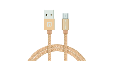Swissten Swissten Micro-USB naar USB kabel - 2M - Goud