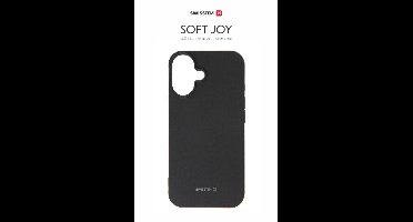 Swissten Swissten Soft Joy Apple iPhone 16 Hoesje - Zwart