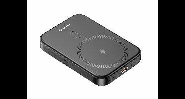 Swissten Swissten Powerbank Magsafe Compatible - 5000 mAh - 20W - Zwart