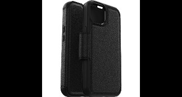 Otterbox - iPhone 17e / iPhone 16e - Strada Case leren bookcase hoesje - Zwart