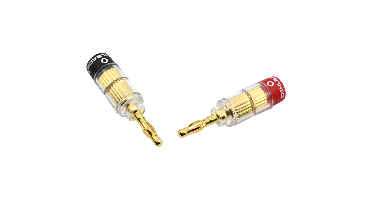 Oehlbach Oehlbach Banana Solution Banana 1,5mm² - 6mm² 4 pcs - goud