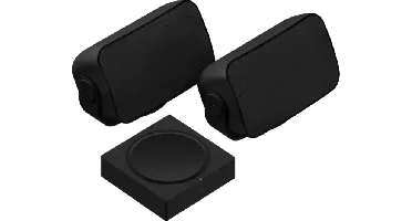 SONOS Combi deal Sonos Outdoor Sonance (Paar) + AMP - Zwart
