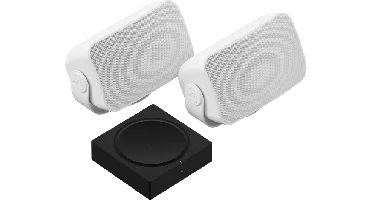 SONOS Combi deal Sonos Outdoor Sonance (Paar) + AMP - Wit