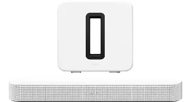 SONOS Sonos Premium entertainmentset met Beam (Gen2) + Sub 4 - Wit