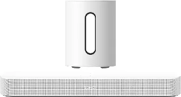 SONOS Sonos Entertainmentset met Beam (Gen2) + Sub Mini - Wit