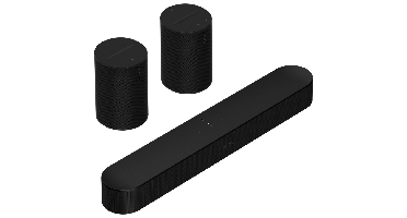 SONOS Sonos Surroundset met Beam (Gen2) + 2x Era 100 - Zwart