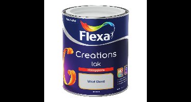 Flexa Creations Lak Hoogglans - Wild Dove