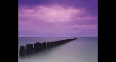 Noordwand Atmosphere Fotobehang met paarse zee G78422