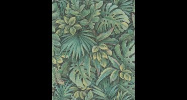 Noordwand Botanica Behang met grote bladeren 33304