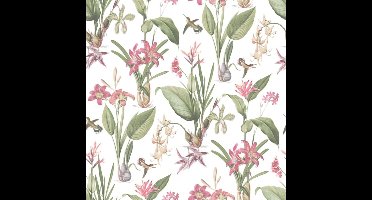 Noordwand Secret Garden Behang met bloemen G78506