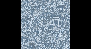 Noordwand Secret Garden Behang met tempels en tijgers G78508