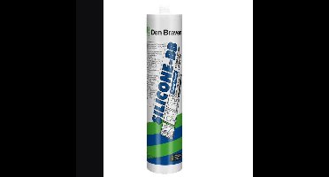 Den Braven Zwaluw Siliconenkit B&B + Sanitary - Zwart