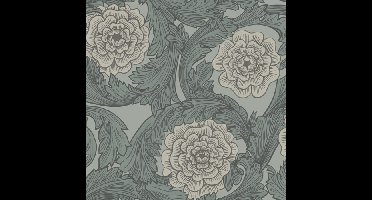 Midbec FC Blomstermala- Rosa Blue/grey - 51009