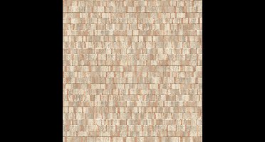 Dutch Wallcoverings Artisan Small Metallic - Wood Copper
