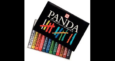 Panda Talens oliepastels set - 12 kleuren