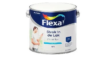 Flexa Strak in de Lak Binnenlak Zijdeglans - Wit